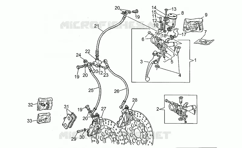 Front brake system