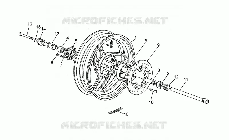 Rear wheel