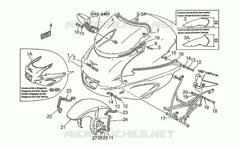 Front mudguard