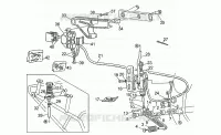Rear brake system
