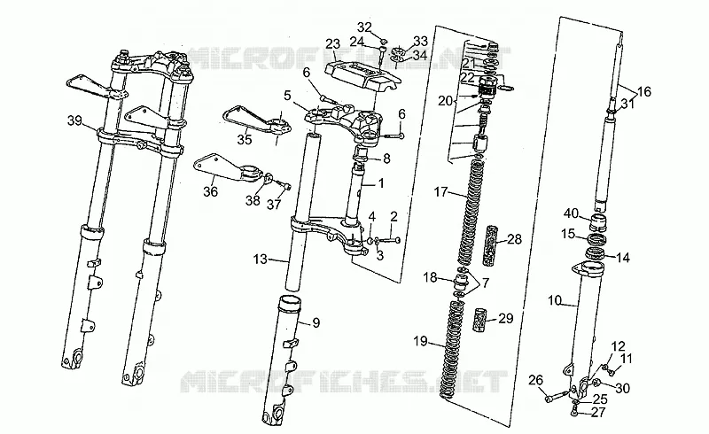 Front fork, 2nd series