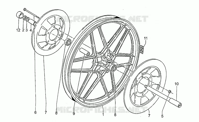 Frnt wh, alloy, 1st series