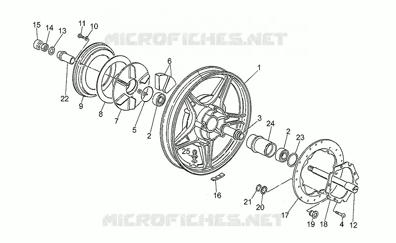 Rear wheel