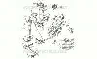 Rear master cylinder