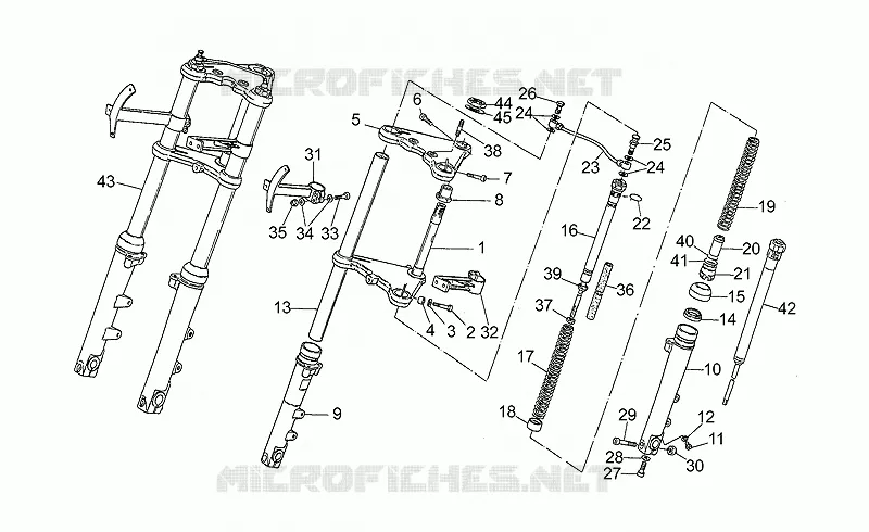 Front fork, 1st series