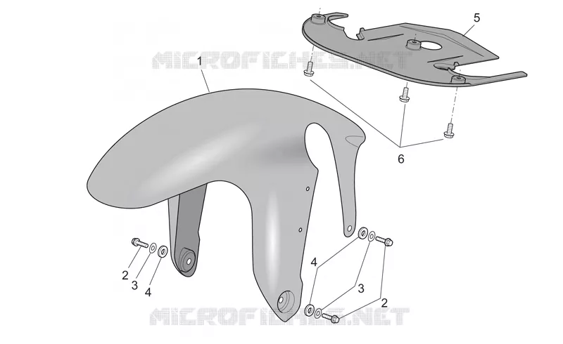 Front mudguard