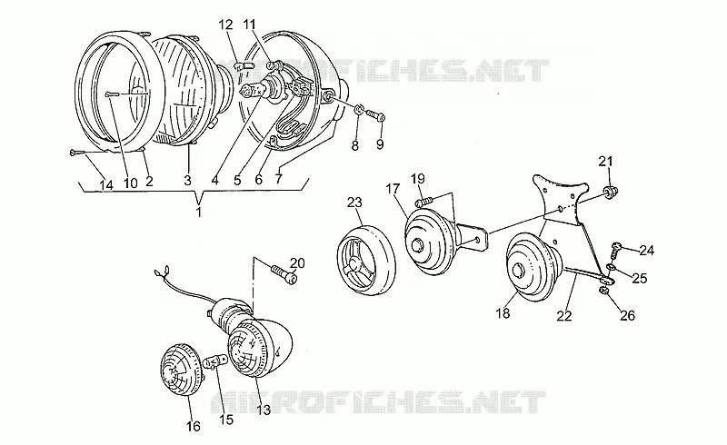 Headlight-Horn