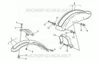 Front/rear mudguards