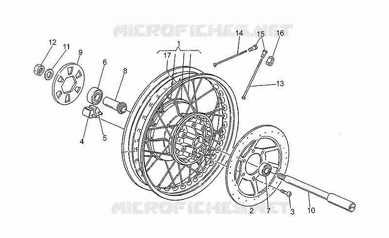 Rear wheel