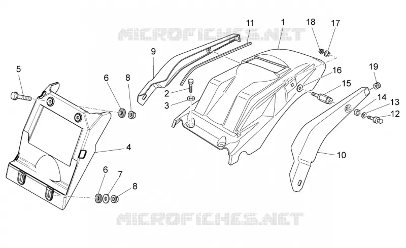 Rear body I- Mudguard
