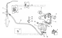 Rear brake caliper