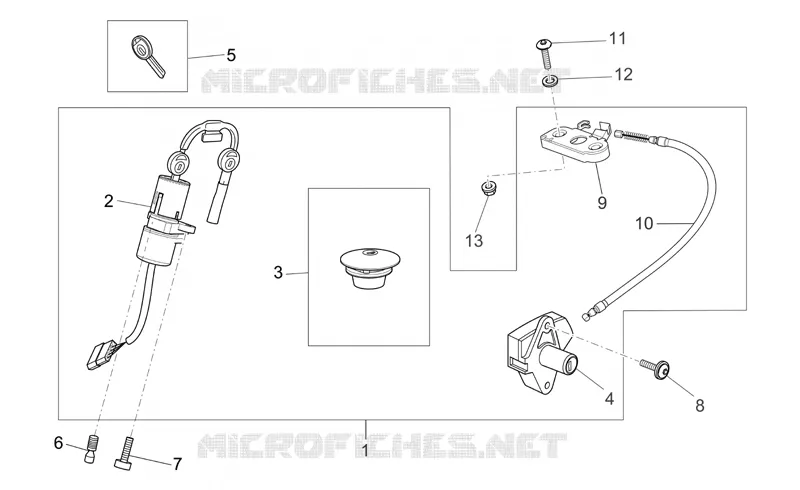 Lock hardware kit