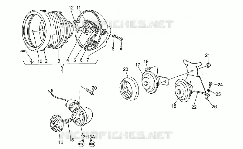 Headlight-Horn