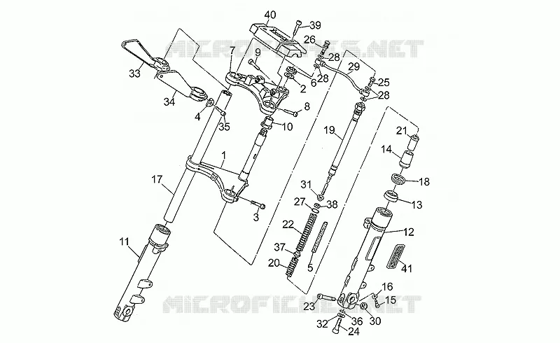 Front shock absorber