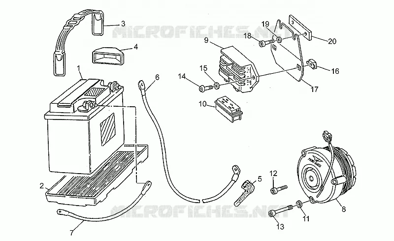 Saprisa battery - generator