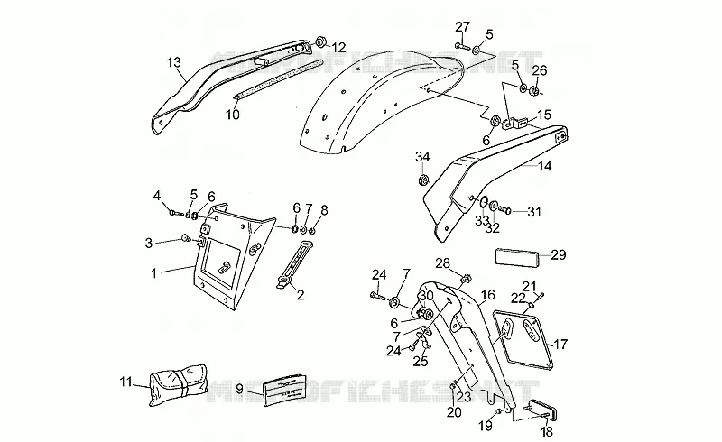 Number plate holder