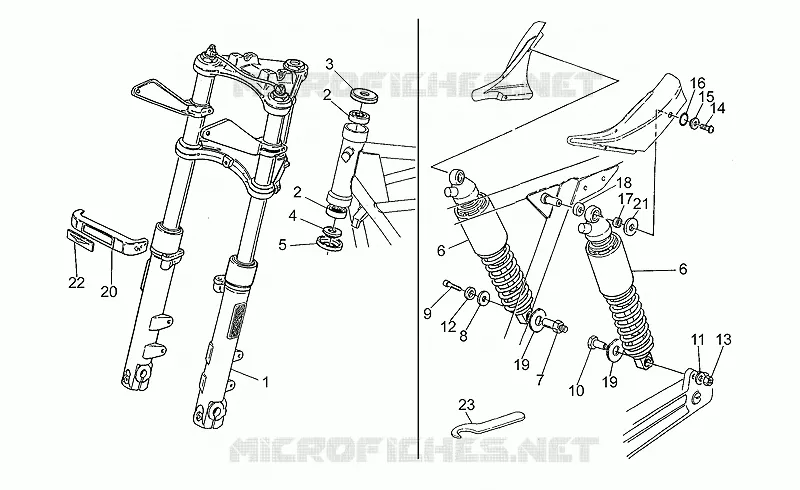 F.fork-R.shock absorber
