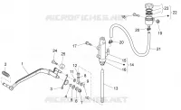 Rear master cylinder