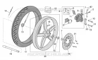 Front wheel - disc brake