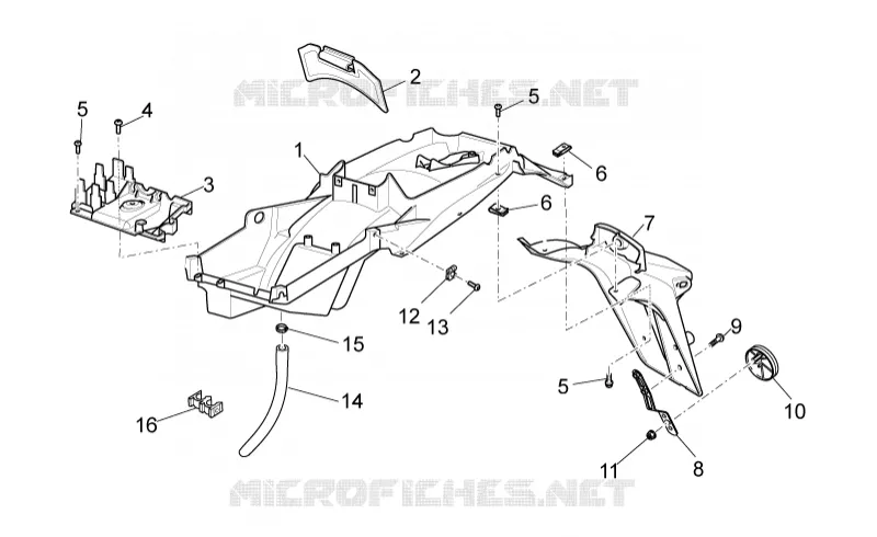 Rear body - Mudguard
