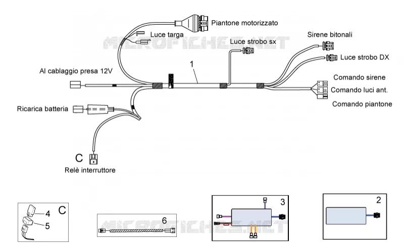 Police ausiliary Electrical system