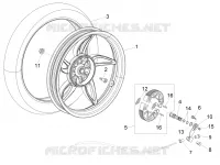 Rear wheel - drum brake