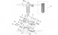 Connecting rod - rear shock abs.