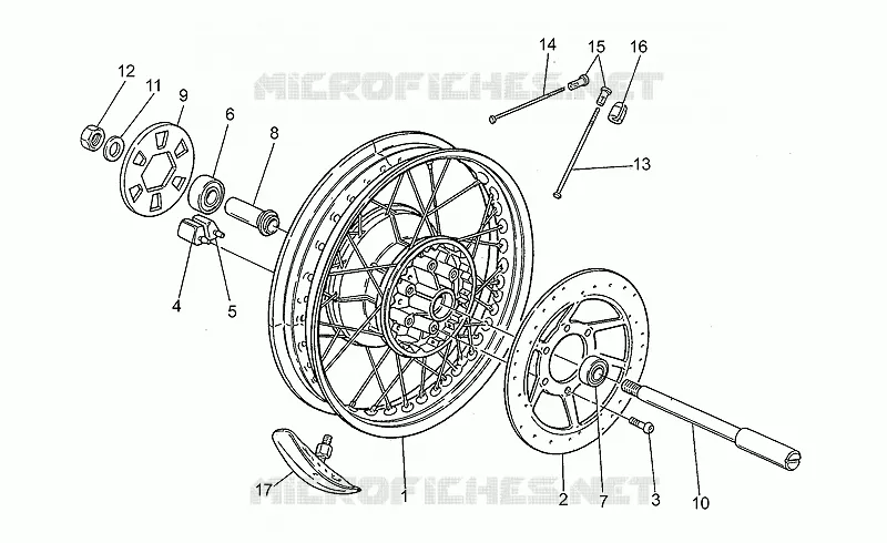 Rear wheel