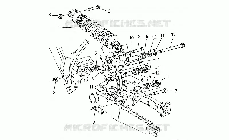 Rear shock absorber