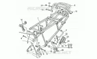 Rear frame