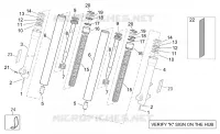 Kaifa front fork - Hubs, sleeves