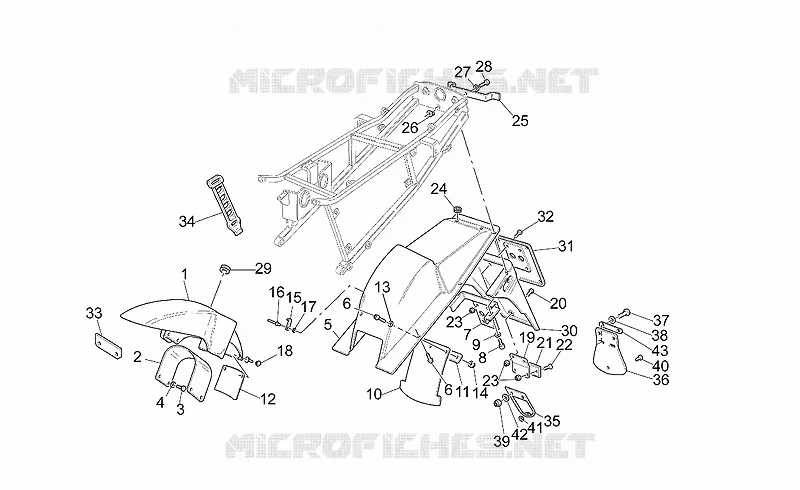 Front/Rear mudguard