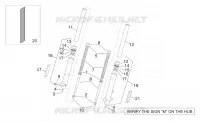 Marzocchi front fork - Hubs, sleeves