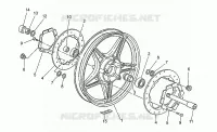Front wheel, alloy