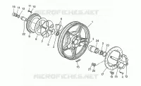 Rear wheel, alloy
