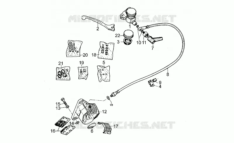 RH Front brake system