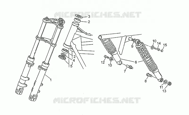 Front/rear shock absorber