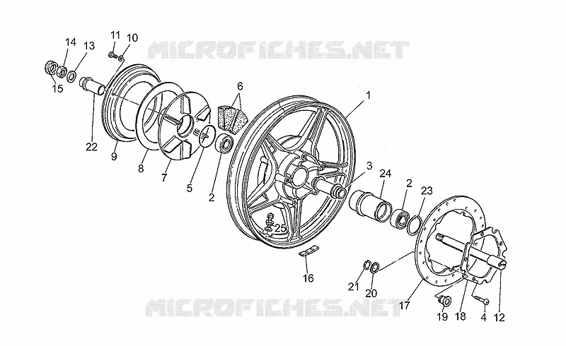 Rear wheel