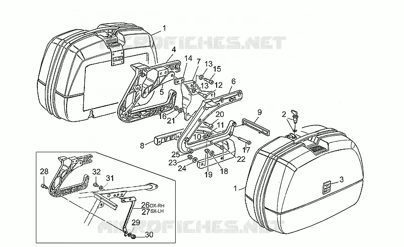 Saddlebags, pair