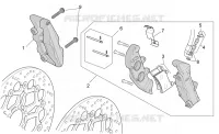 Front brake caliper