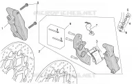 Front brake caliper
