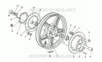 Front wheel, alloy