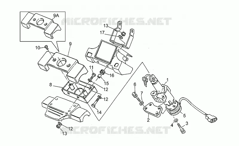 Main switch - steering lock