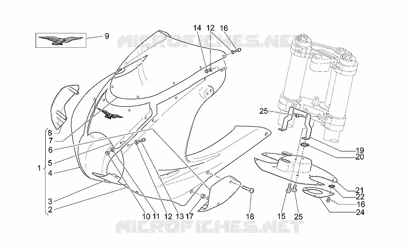 Le Mans windshield