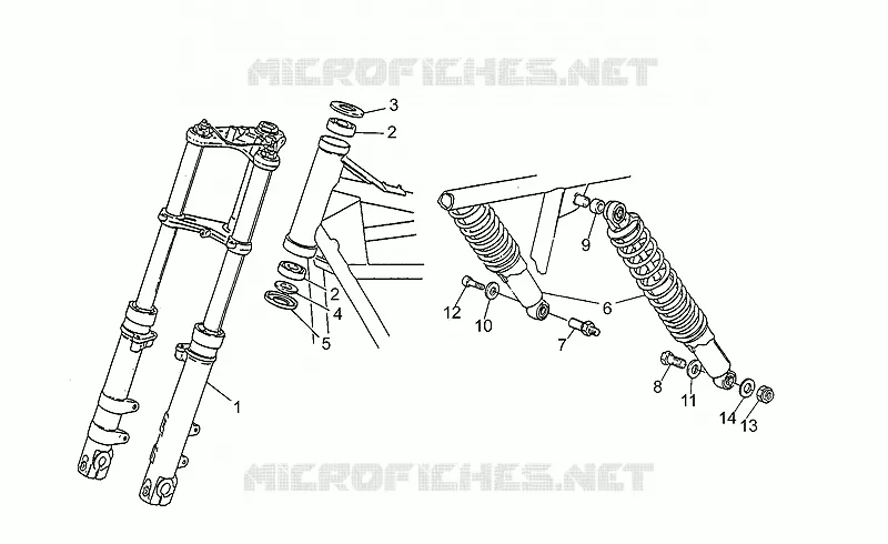 Front/rear shock absorber