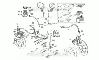 Front LH/rear brake system
