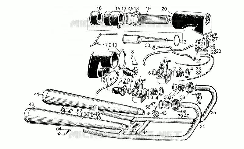 Exhaust-intake unit