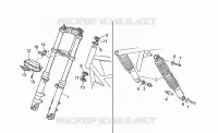 Front/rear shock absorber