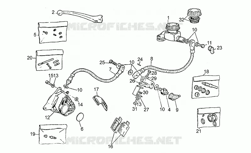 RH Front brake system