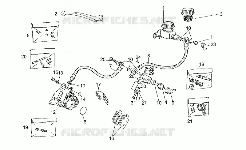 RH Front brake system